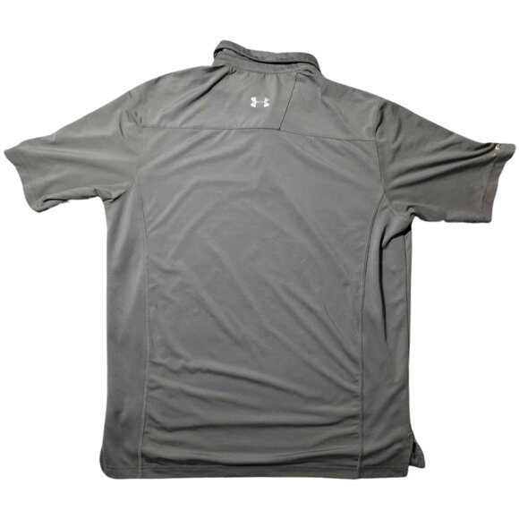 Under Armour Men Coldblack Tactical Polo Shirt - Size L - Grey - Picture 2 of 8